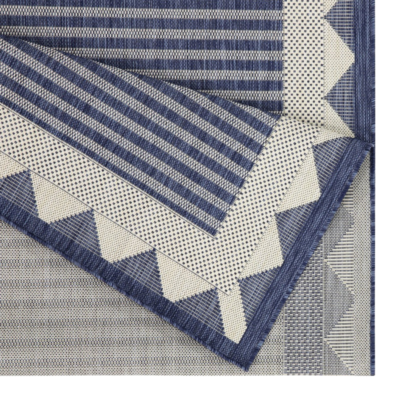 Sunshine Gchar2013 Blue Area Rug - 7ft. 10in. X 10ft. 3in., Polypropylene, Stain , For Indoor And Outdoor Spaces (living Room, Patio, Deck 3in. Blue,