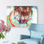 Roaring Tiger In Abstract - Wrapped Canvas-55337189