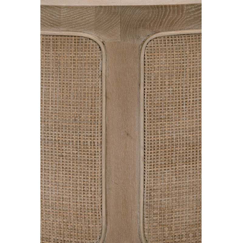 Gray Round Wood Lift-Top Coffee Table with Storage
