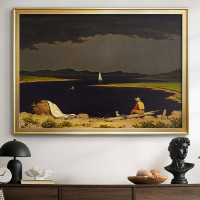 «Approche du tonnerre» - Martin Johnson Heade - Toile tendue avec châssis, 1859
