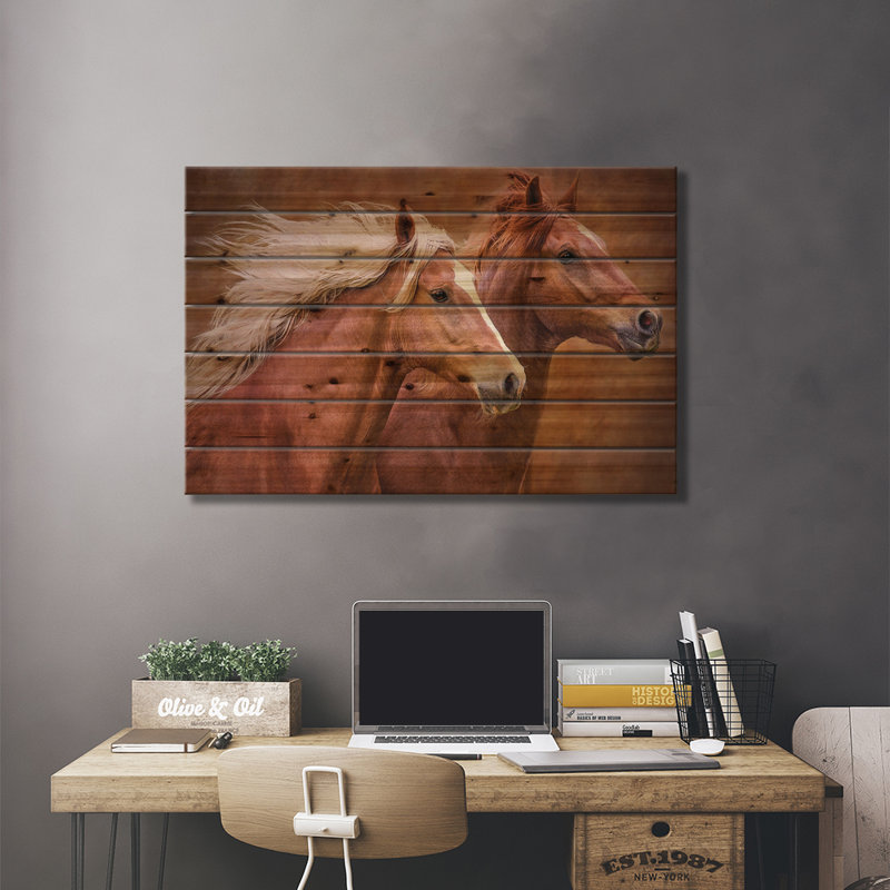 " Purebred I " by Ozana Sturgeon, 18" H x 26" W x 1.5" D