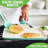 GreenLife Soft Grip Healthy Ceramic Nonstick, 11" Griddle Pan, PFAS-Free, Dishwasher Safe, Turquoise
