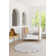 Bubbly Cotton Area Rug in Gray/Light Gray