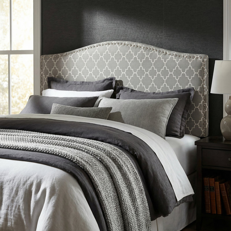 Upholstered Linen Panel Headboard