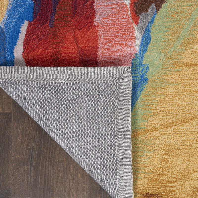 Shamokin Hand-Tufted Multicolor Rug, Rectangle 8'6" x 11'6"
