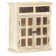 Buffet en bois de manguier blanc 25,6 po x 11,8 po x 29,5 po Tyreese