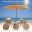 Janell 270cm Beach Umbrella Parasol