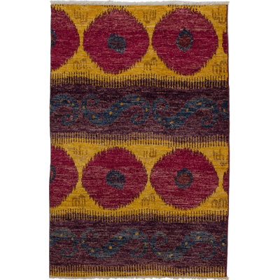 Emerich One-of-a-Kind 4' X 6'2" 2010s Wool Area Rug in