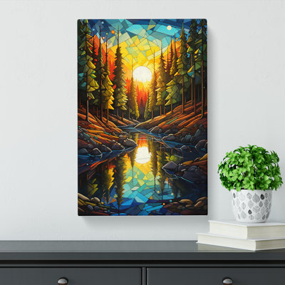 Forest Futurism - Wrapped Canvas