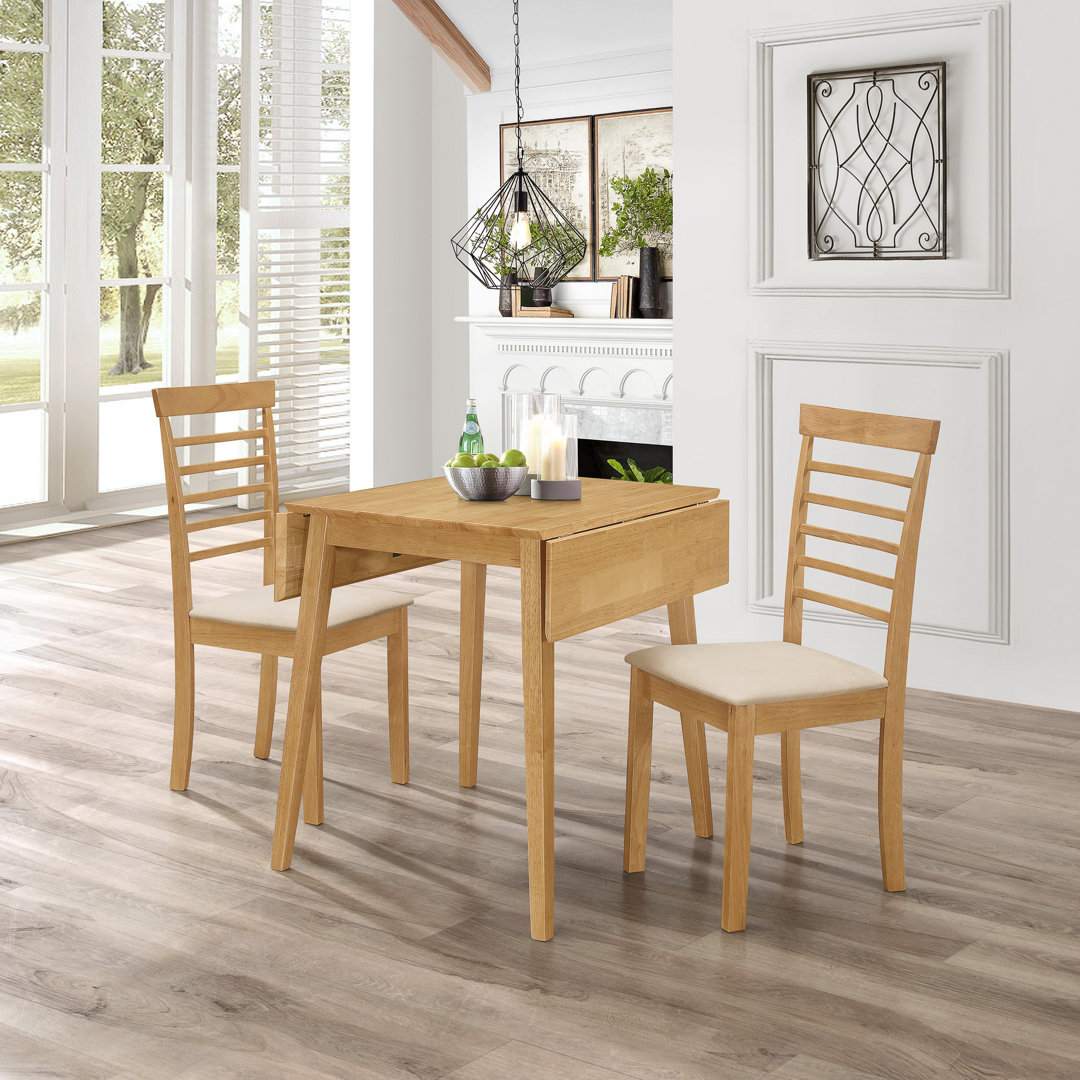 Drop Leaf Solid Wood Dining Set
