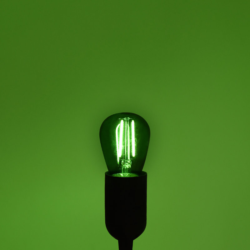 0.5 Watt S14 LED Colored String Light Bulb, E26/Medium (Standard) Base