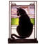 Cat in Window Lighted Mini Tabletop Window Panel