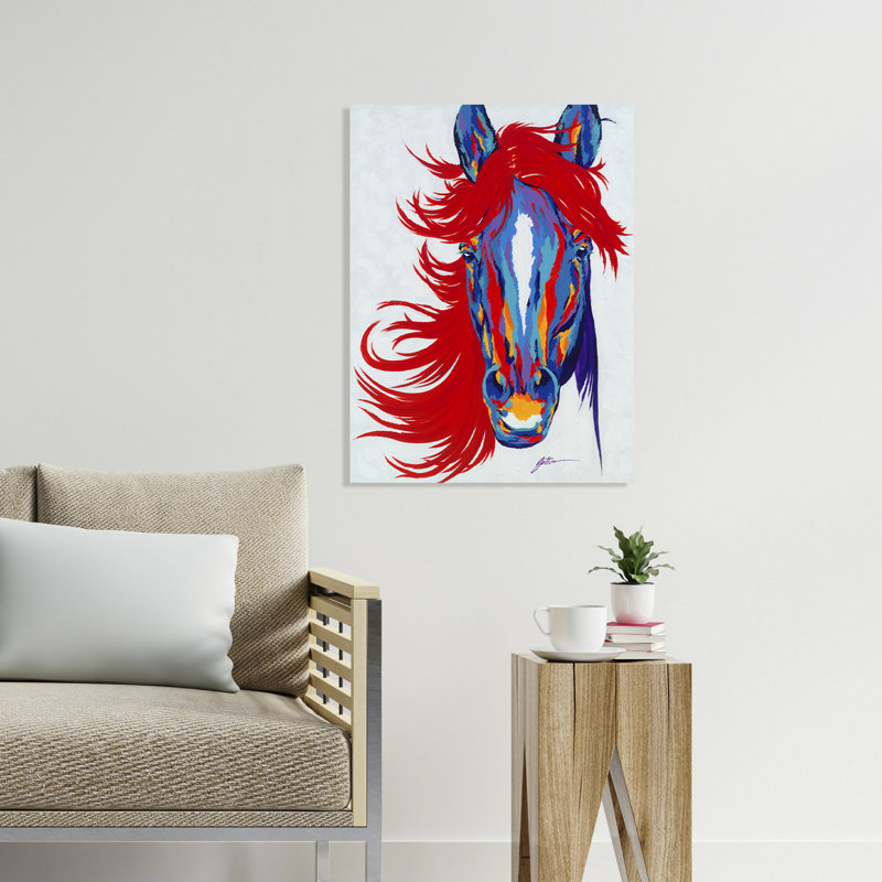 Thunder, Fine Art Giclee Print On Gallery Wrap Canvas, 30" H x 24" W