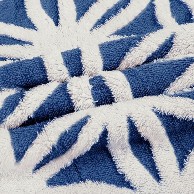 Balthasar Throw Blanket, Navy, W127 x L152cm