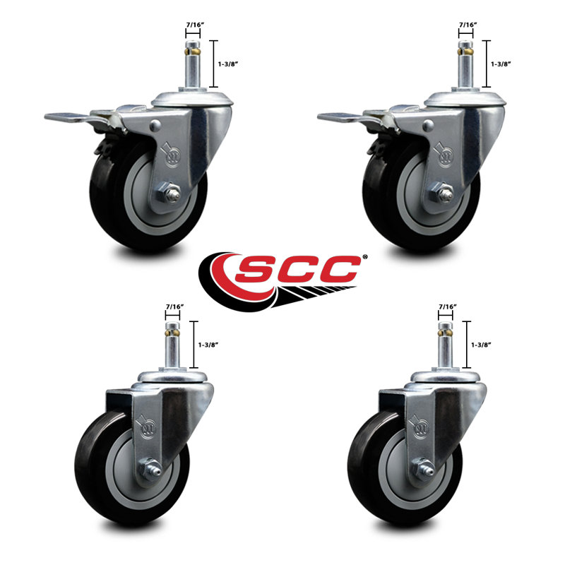 Stem Caster, Black