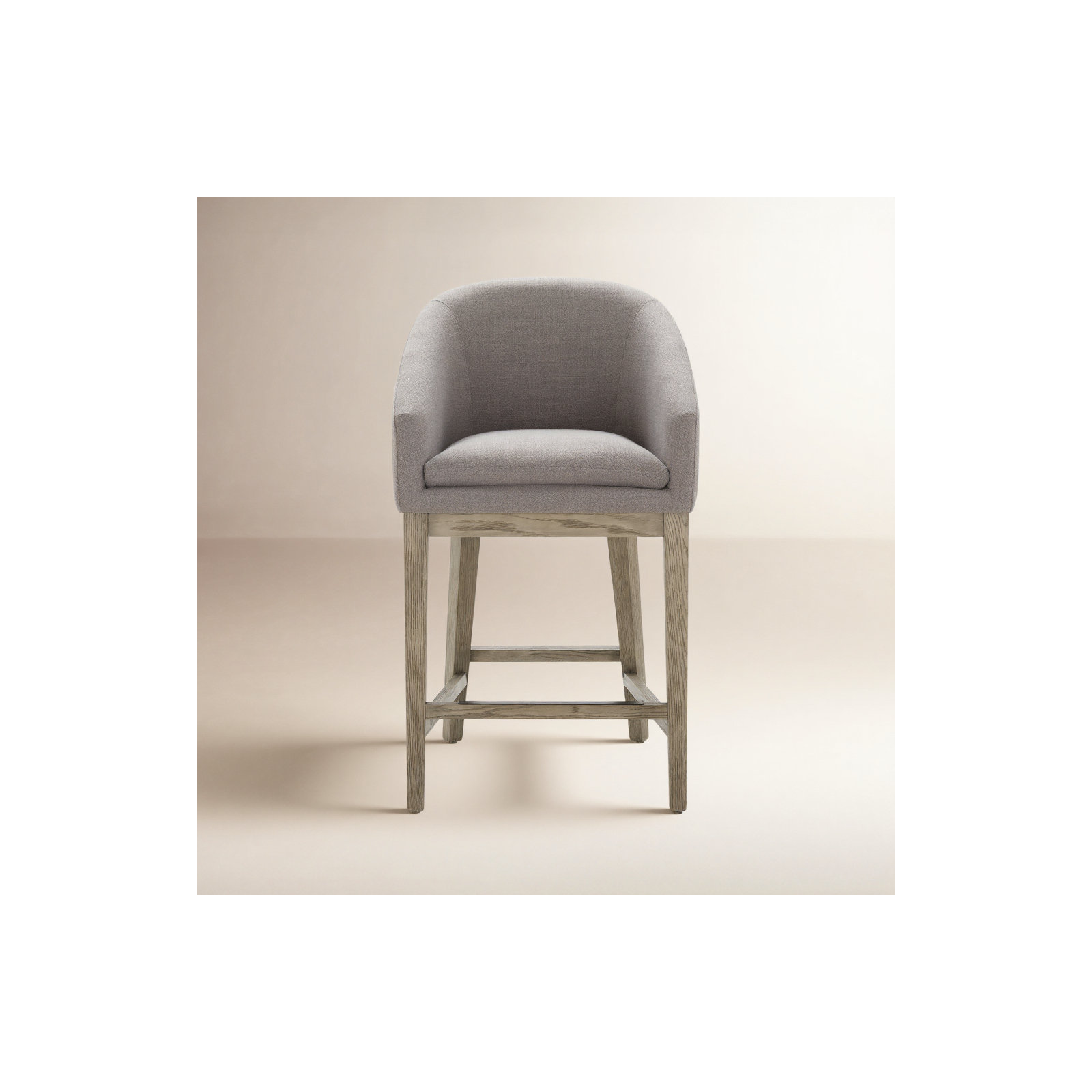 Bethea Round-back 25.98'' Counter Stool, Effie Flint/Linen