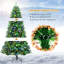 7' H Lighted Artificial Spruce Christmas Tree