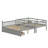 Versatile Bunk Bed System With Storage Compartments, Secure Ladder Access, And Dual-Bed Conversion Capability-53570680