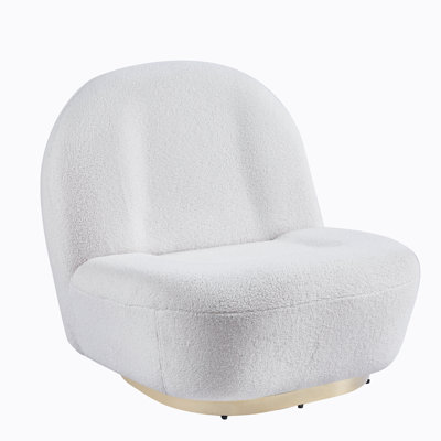 Bornestein 33.07'' Wide Velvet Swivel Side Chair -  Everly Quinn, 20F9E1BE8BC44F788AE9822A9AFB19DD