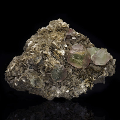 Stunning Fluorite on Muscovite from Pakistan