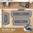 Non Slip Washable Boho Kitchen Rugs (Set of 3)-1866796851