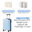 Bagage de cabine rigide 20 pouces, 2 cubes de rangement-130603906