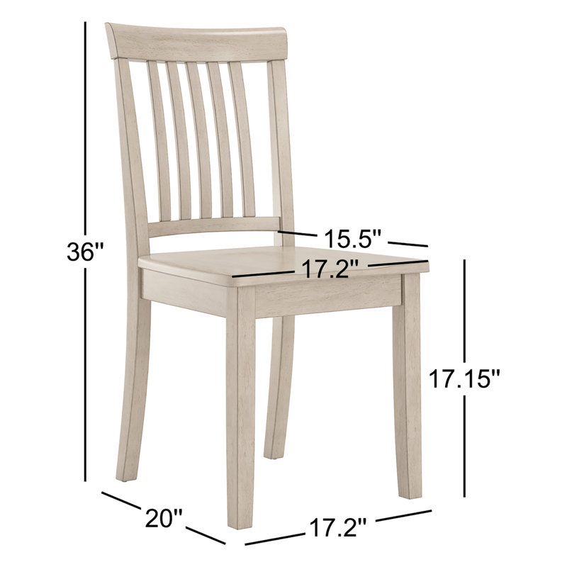 Chaise d'appoint Alexa-Mae, Blanc antique
