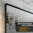 36X24inch Black Rectangle Bathroom Mirror - Rust Frame, Bright Reflection Wall Mounted Luxury Design, Clear And Image-1239688817