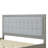 Upholstered Platform Bed with Tufted Headboard, Rubberwood Bed Frame with High Clearance, Weight Capacity 800 lbs, No Box Spring Needed, Grey, King-492254287