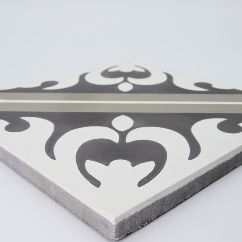 Malta 8" x 8" Cement Patterned Wall & Floor Tile