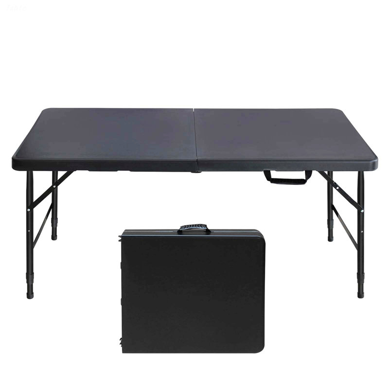 Table d'extérieur, table pliable pour le camping, Noir