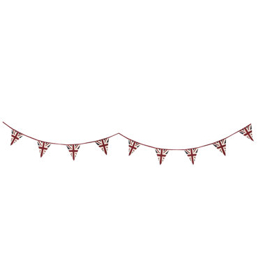 Almath Double Sided 23cm H x 400cm W Cotton Feather Banner