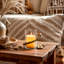 Porte-bougie moderne en métal Snakearound