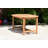 Como 6 - Person Teak Solid Wood Patio Dining Set Extendable and Umbrella Hole Included Oval Table