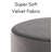 BirdRock Home Velvet Ottoman