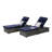 Outdoor Chaise Lounges With Adjustable Backrest And Storage For Outside-10660862