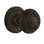 Egg & Dart Interior Mortise Door Knob with Classic Rosette
