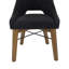 Chaise courbée Claxton - gris graphite / pacane chaude-130615972