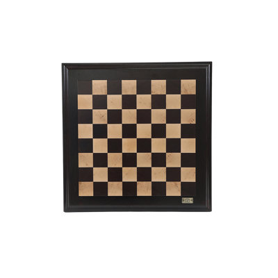 Handmade Brown/Beige Chess Board Game