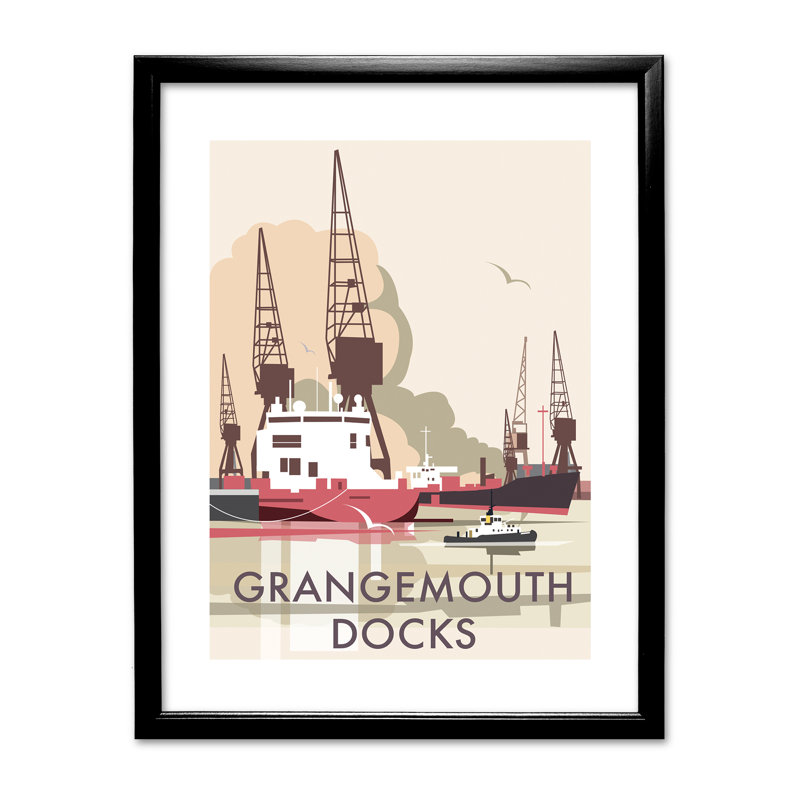 Dave Thompson - Single Picture Frame Print, Black
