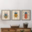 Beetle Bug I - ensemble de 3 peintures sur toile encadrées-1777886050-1777886049