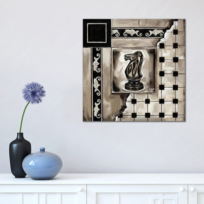 Chess I 1 Piece Wrapped Canvas Painting
