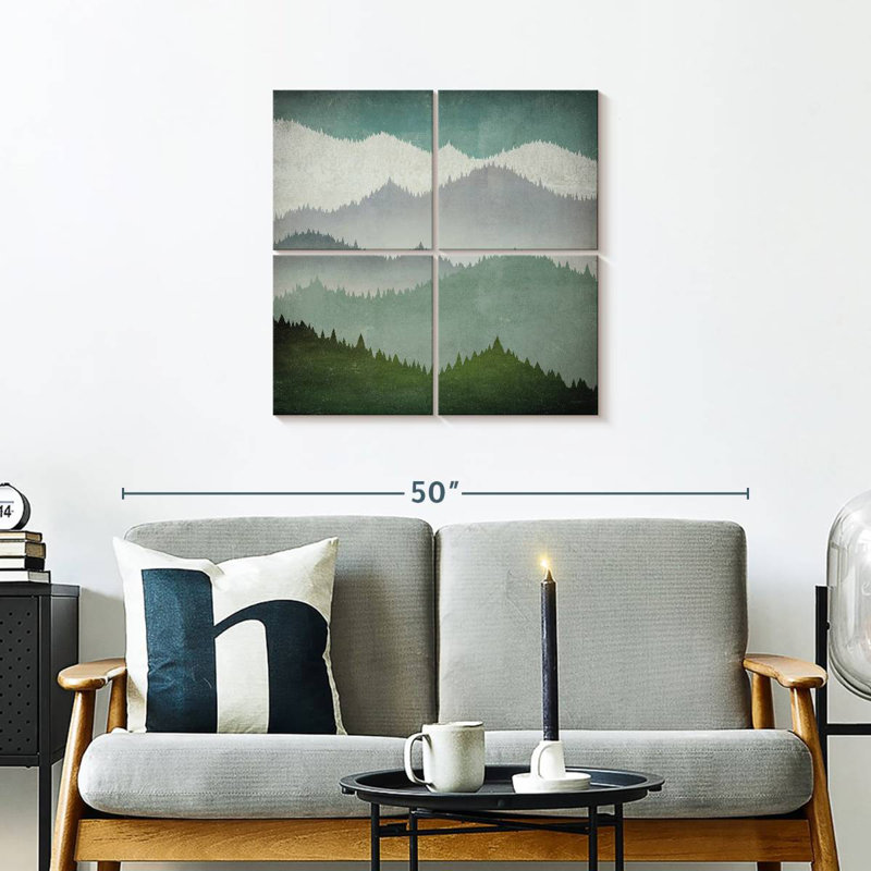 Forest's First Snow, 26" H x 26" W