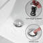 Robinet de lavabo de salle de bain chrome