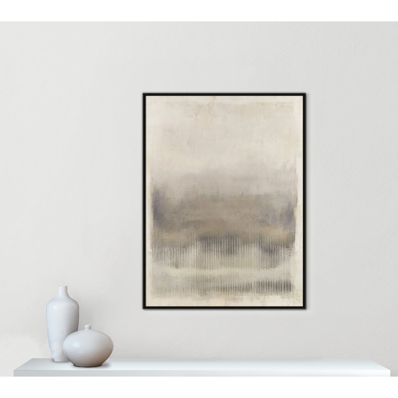 Équilibre équilibré II par Irena Orlov, Flottant espresso, H 49,5 po x l 37,5 po