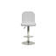 Tabouret de bar réglable en similicuir avec lignes épurées, base chromée, ensemble moderne de 2 chaises / tabouret de bar / salle à manger / cuisine-881784087