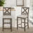 Upholstered 26" Counter  Bar Stool Solid Wood Counter Stool-1240783669-1240783665