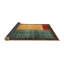Tapis jaune/gris/brun contemporain-2124070985