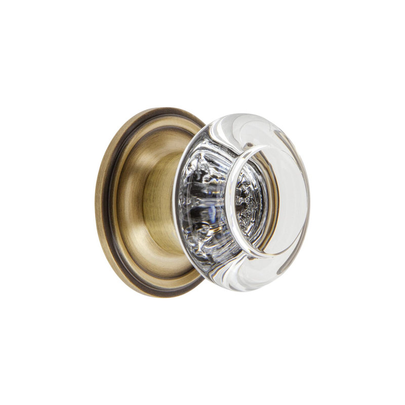 Bordeaux Round Knob, Vintage Brass