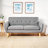 Mirsade 67.25" Flared Arm Loveseat, Loveseat, Modern Sofa, Accent Sofa-597171012